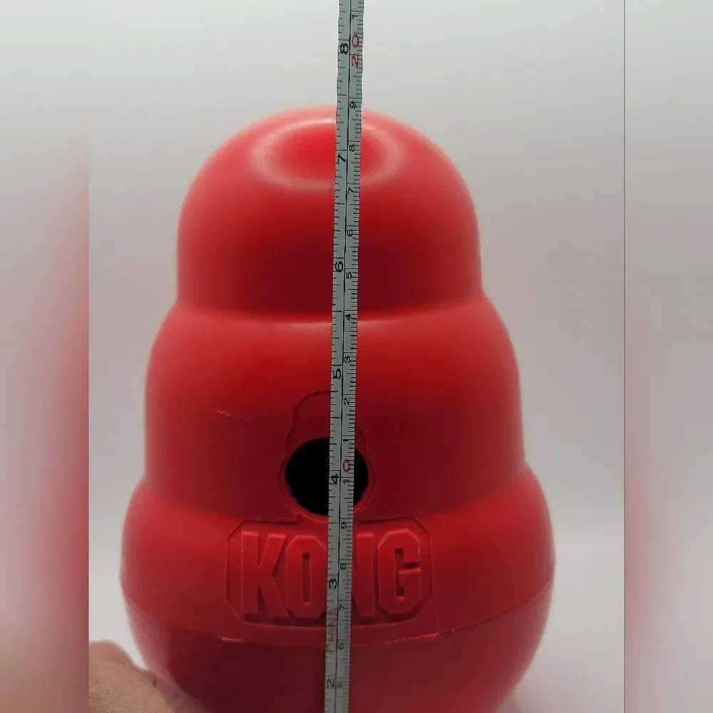 KONG Wobbler Food & Treat Dispenser Dog Toy Size Large Weighted 7.5